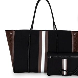 HAUTE SHORE Greyson Java Neoprene Tote